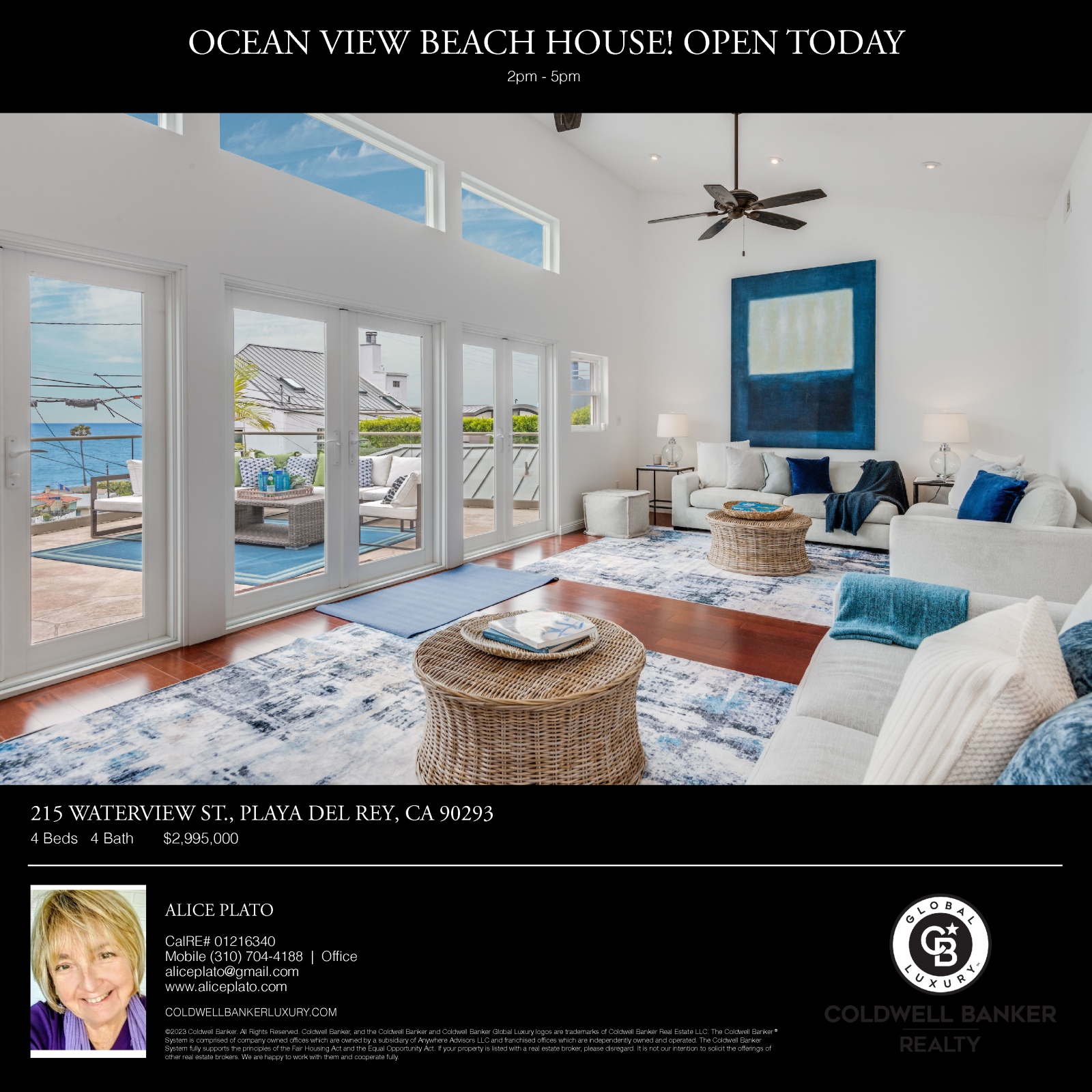 Ocean View Beach House     Open Today!